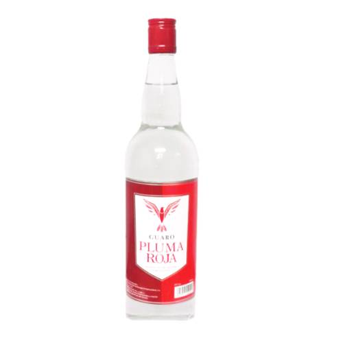 Guaro Pluma Roja guaro pluma roja is made by the distillation of the juices of the sugar cane resulting in a clear alcohol and slightly sweet taste.