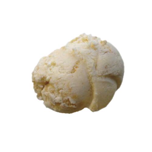 Almond flavoured ice cream.