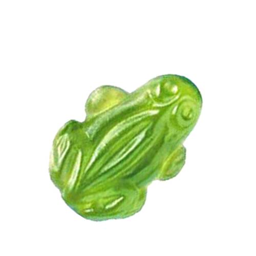 Green jelly frog is a soft candy with a sweet citrus lime flavour made with gelatin and sugar and is sweet jelly with a bright green color.