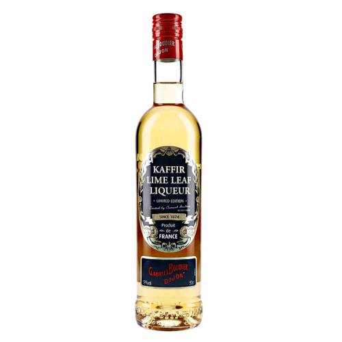 Kaffir Lime Liqueur Gabriel Boudier gabriel boudier kaffir lime leaf liqueur was created after a uk competition for bartenders to design a new flavour. samuel boulton won with his recipe infusing makrut lime leaves in alcohol for five weeks.
