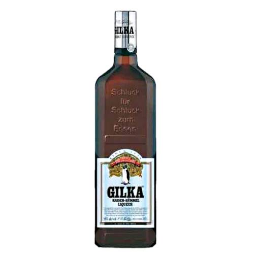 Gilka Kaiser kummel liqueur is a herbal liqueur made from caraway seed traditionally used to aid in digestion.