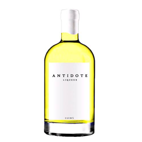 Antidote Limoncello lemon liqueur is made from a family recipe that has been passed down from generation to generation.