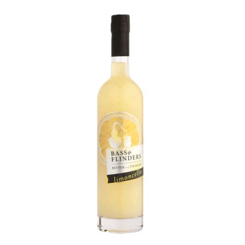 Bass And Flinders Limoncello sour and twisted made from the highest quality zest from organic lemons and sweet still spring water are used to produce a perfectly balanced summertime digestivo.