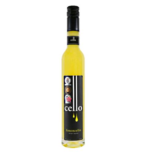 Cello Lemon Liqueur infusion of fresh Lemon Zest and the purest of sugarcane alcohol.