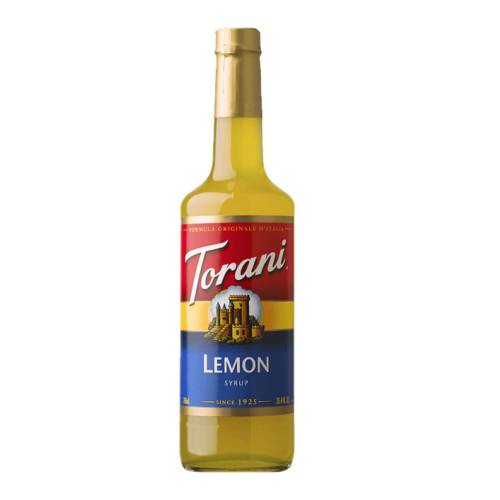 Torani Lemon Syrup tangy and tart like the best lemons this syrup brings yellow sweetness.