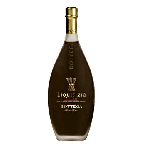 Bottega Licorice Liqueur made from licorice root paste and intense aroma of licorice