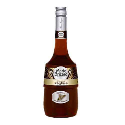 Licorice Liqueur Marie Brizard marie brizard licorice liqueur is a brown color and is meant to remind of licorice candies.