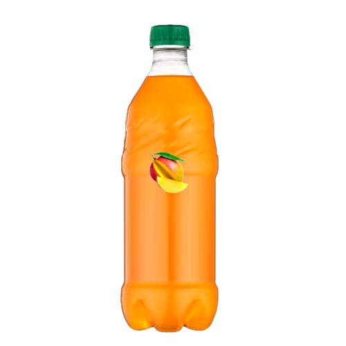 Mango soda water is a fizzy soda made from mango juice.
