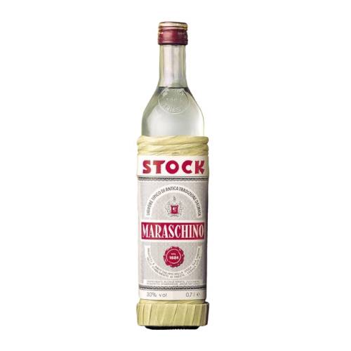 Stock maraschino is a cherry flavoured liqueur.