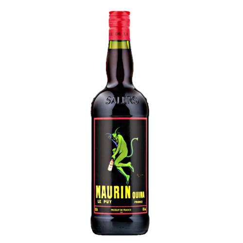 Maurin Quina is an aperitif with the scents of small black cherry and sweet almonds created in 1884 in Puy en Velay famous through the famous poster To the Devil designed for the brand in 1906 by the renowned poster Leon Cappiello.
