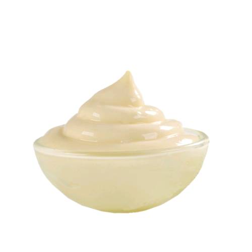 Mayonnaise mayonnaise informally mayo is a thick cold condiment it is a stable emulsion of oil egg yolk and acid either vinegar or lemon juice.