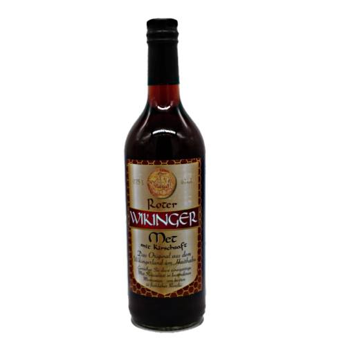 Winkinger Met Roter is a traditional mead from the Origin town of the Vikings Haithabu made from the honey mead recipe.
