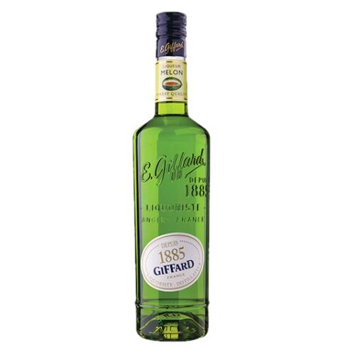 Giffard Melon Liqueur made from the maceration of green melon.