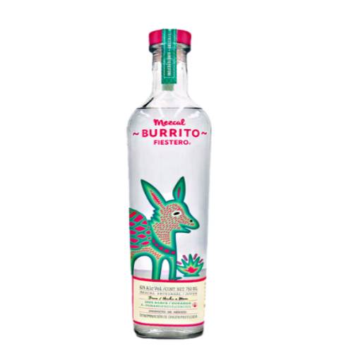 Burrito fiestero cenizo mezcal is a mezcal with a distinct fruity and soft note and gentle smoke that leaves a roundness filling the palate.