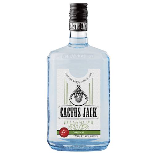 Cactus Jack Mezcal with clean clear look and made sour from agave cactus.