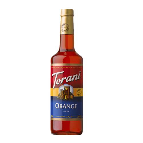 Torani Orange syrup that is sweet and citrusy it is brilliantly versatile.