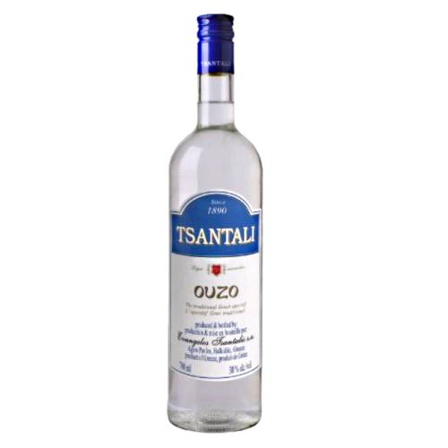 Ouzo Tsantali tsantali ouzo is the iconic drink of greece and this tsantali is as it should be. light and fragrant you could spend all afternoon sipping a cool glass.