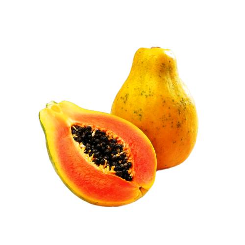 Papaya papaya also called papaw or pawpaw is the plant carica papaya one of the 22 accepted species in the genus carica of the family caricaceae.