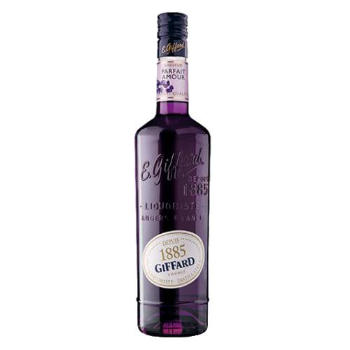 Giffard Parfait Amour made according to a very old recipe with violet geranium orange and vanilla notes also knowen as perfect love.