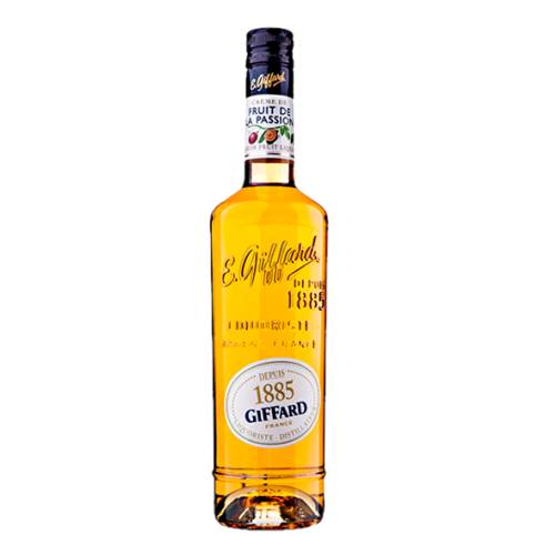 Giffard passion fruit liqueur with its mouth watering tangy sweetness and tropical aromas is used to make this exotic liqueur.