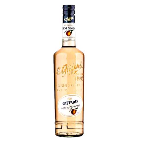 Giffard peach liqueur has Sweet notes of the very ripe flesh and of the skin typical of this fruit