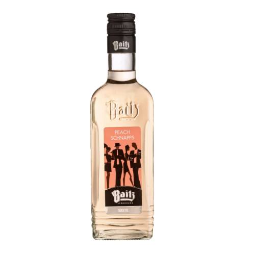 Peach Schnapps Baitz pale pink in appearance this intensely aromatic liqueur is versatile in its uses. this elegant peach liqueur is ideally consumed when extremely well chilled.