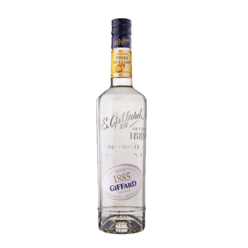 Giffard Pear William classic liqueur is made with distillates of Pear William Eau de vie. Intense honey and gentle pepper heat well balanced between the perfume like sweetness.
