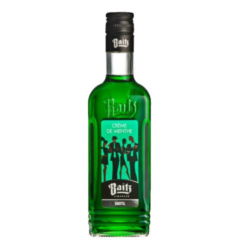 Baitz green peppermint liqueur special type of Creme De Menthe lighter in aroma and flavour than the traditional green in flavou.