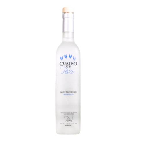 Cuatro Gs Pisco from Cuatro Gs is made exclusively from the non aromatic Quebranta grape creating a pisco