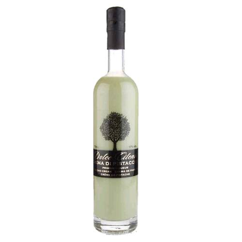 Dolce Cilento pistacchio liqueur is light green color with full nutty flavour.