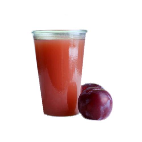 Juice with the flavour of plum.