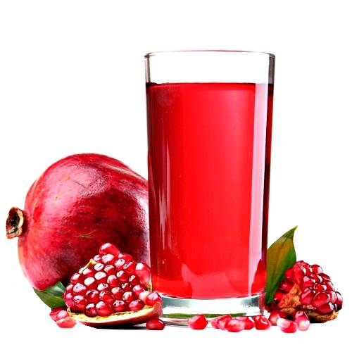 Juice from a pomegranates yippee no seeds.