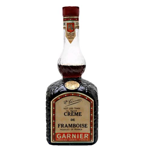 Garnier creme de framboise raspberry liqueur.