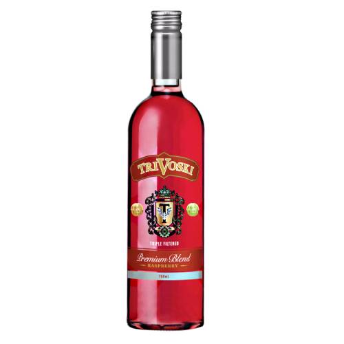 Trivoski raspberry liqueur is a distinct raspberry flavoured triple distilled alcohol.