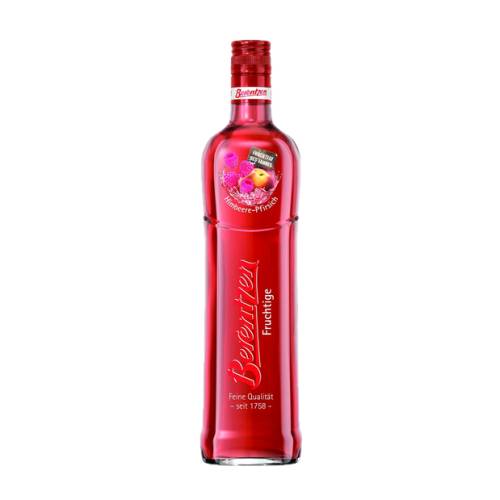 Raspberry Schnapps alcoholic beverage made with distilled raspberry spirit.