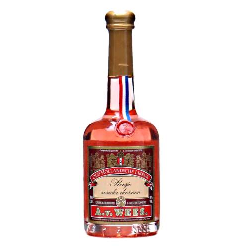 Van Wees rose liqueur is a delicious rose liqueur from the Van Wees company better known in this country for their jenevers.