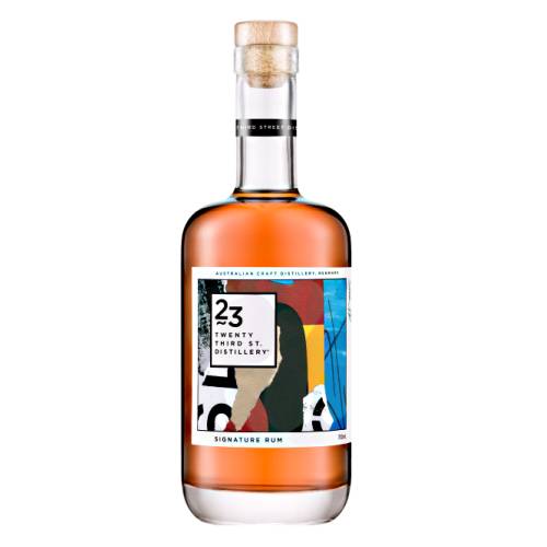 23rd Street rum has a golden good looks and aromas of butterscotch ginger and vanillin oak and is double distilled and stashed away in first re use ex bourbon barrels.