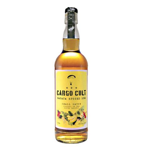 Cargo Cult banana spiced rum is made with real bananas and no artificial flavours and is crafted in small numbered batches from hand selected rums from the South Pacific and spiced and infused in with real banana and spices.