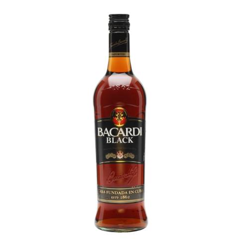 Bacardi black rum is flavors through the addition of caramel.