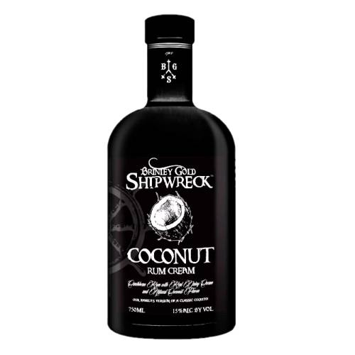 Brinley Shipwreck coconut cream rum is a rich cream flavoured by fresh and toasted coconut and notes of nutmeg and cardamom.