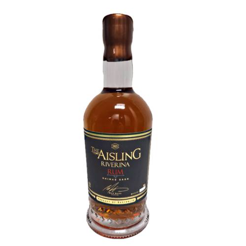 Rum Dark Aisling aisling dark rum is crimson red to rich brown and caramel aged in uncharred shiraz casks from a locally sourced riverina winery for 4 years it contains natural colouring and flavouring from the casks with a rich molasses finish.
