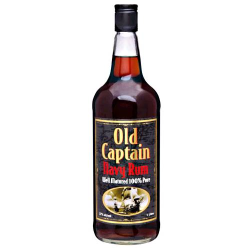 Old Captain dark rum has been sourced from one of the most reputable rum producers in the West Indies the home of fine rum.