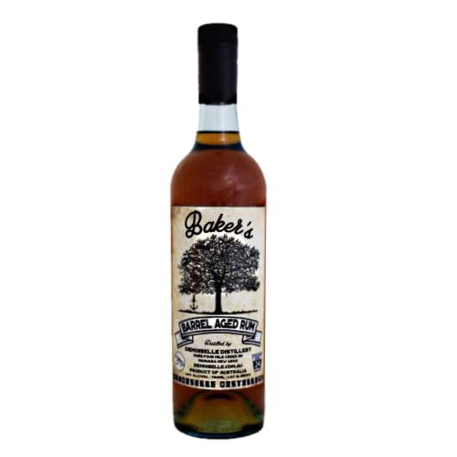 Demoiselle Distillery Bakers Barrel Aged Rum is a three year old small batch rum aged in virgin oak barrels both with a medium toast not charred and no sugar or colour added.