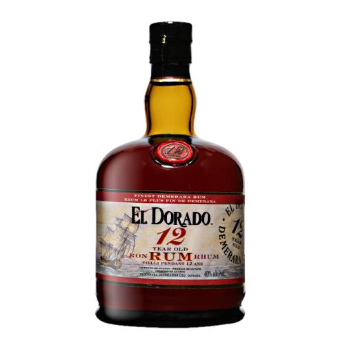 El Dorado 12 Years Rum is a blend of specially selected aged rums the youngest being no less that 12yrs old.
