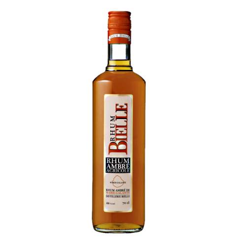 Bielle rum gold amber is an agricultural rum pure cane benefiting from the name rum de Guadeloupe by Marie Galante.