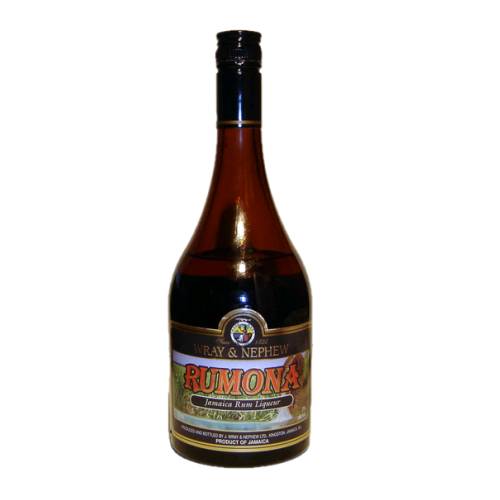 Rumona is a jamaican rum base liqueur and is made by Wray and Nephew in Kingston Jamaica.