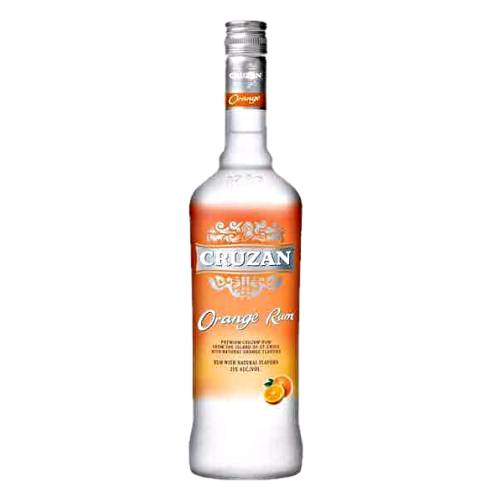 Cruzan orange rum made by Cruzan Rum Distillery and clear in color with a rich orange flavour.