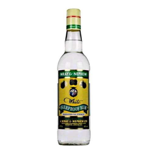 Wray And Nephew overproof whitre rum is crystal clear smooth and flavorful and it has a fruity natural aroma with overtones of molasses.