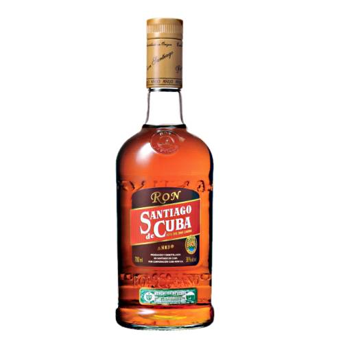 Santiago De Cuba rum is an outstanding rum aged in the Santiago De Cuba Cellars and characterised by a slight wood flavour mixed with subtle vanilla and orange undertones.
