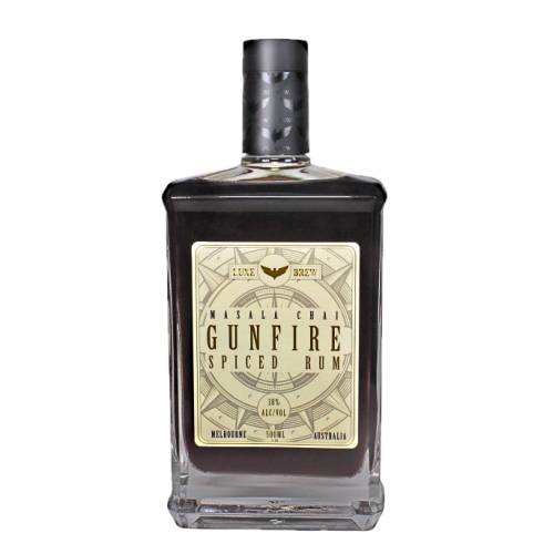 Luxe Brew gunfire spiced rum light sweet hints of berry fruits give way to intense and lingering notes of cinnamon star anise and clove bedded on an earthy freshness of bay leaves and black tea.